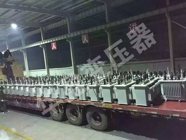 新乡非晶合金变压器发货现场